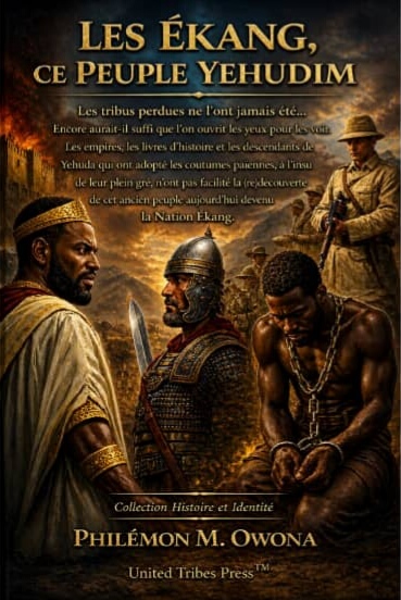 French front cover “Les ÉKANG, ce peuple YEHUDIM” by Philémon M. OWONA