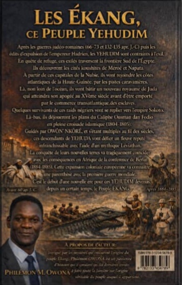 French back cover with the author portrait and the book summary